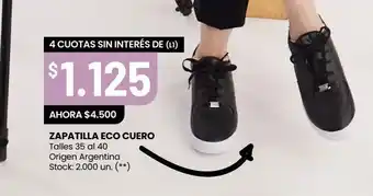 Changomas Zapatillas eco cuero oferta