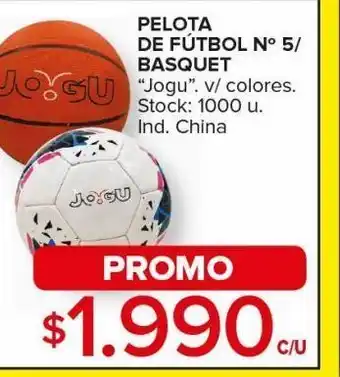 Carrefour Maxi Pelota de fútbol nº 5 basquet jogu oferta