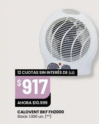 Changomas Caloventor oferta