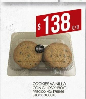 Supermercados DIA Cookies Vainilla Con Chips x 180g oferta