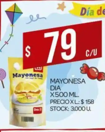 Supermercados DIA Mayonesa Dia x 500ml oferta