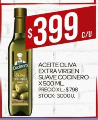 Supermercados DIA Aceite Oliva Extra Virgen Suave Cocinero x 500ml oferta