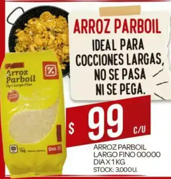 Supermercados DIA Arroz Parboil Ideal Para Cocciones Largas, No Se Pasa Ni Se Pega oferta