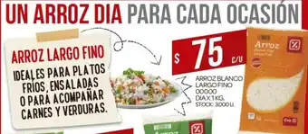 Supermercados DIA Arroz Blanco Largo fino 00000 Dia x 1kg oferta