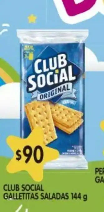 Supermercados DIA Club Social Galletitas Saladas 144g oferta