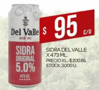 Supermercados DIA Sidra Del Valle x 473ml oferta