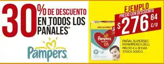 Supermercados DIA Pampers Pañal Supersec M x 26u oferta