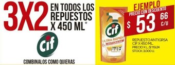 Supermercados DIA CIF Repuesto Antigrasa x 450ml oferta