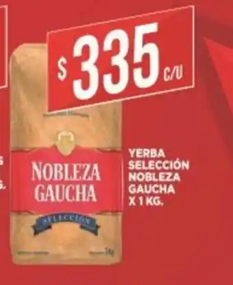 Supermercados DIA Nobleza Gaucha Yerba Selección x 1kg oferta