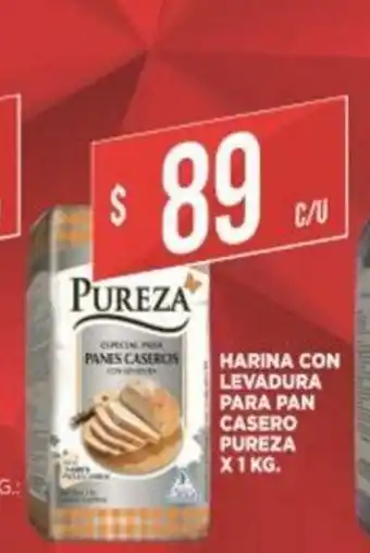 Supermercados DIA Pureza Harina Con Levadura Para Pan Casero x 1kg oferta