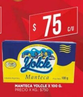 Supermercados DIA Yolcle Manteca x 100g oferta