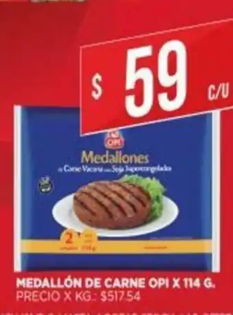 Supermercados DIA Medallón De Carne Opi X 114g oferta