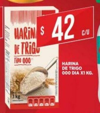 Supermercados DIA Harina De Trigo 0000 Dia x 1kg oferta