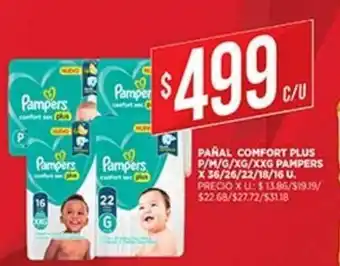 Supermercados DIA Pañal Comfort Plus oferta