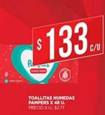 Supermercados DIA Pampers Toallitas Humedas x 48u oferta