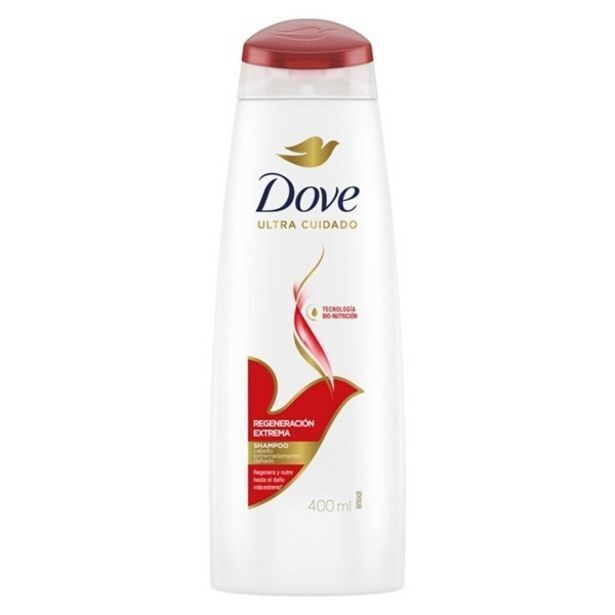 Farmacia Del Puente Shampoo dove regeneración extrema x 400 ml oferta