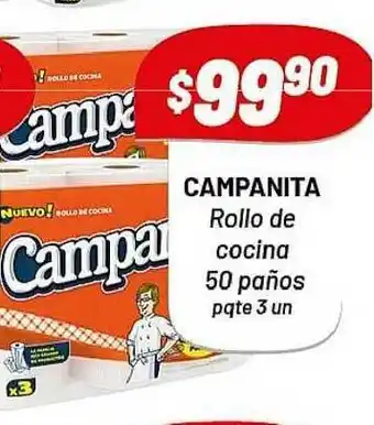 Almacor Campanita Rollo De Cocina 50 Paños oferta