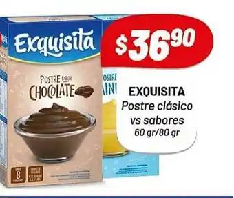 Almacor Exquisita Postre Clásico Vs Sabores 60gr/80gr oferta
