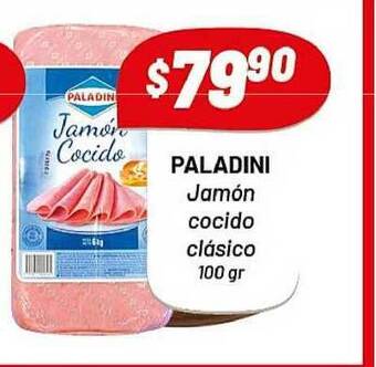 Almacor Paladini Jamón Cocido Clásico 100gr oferta