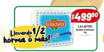 Almacor La Lacteo Queso Cremoso oferta