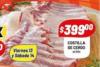 Almacor Costilla De Cerdo oferta