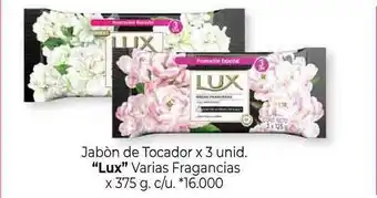 La Anonima Jabón De Tocador Lux Varias Fragancias oferta