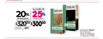 La Anonima Coloración Issue Sin Amoniaco Varias Tonalidades oferta