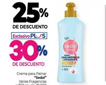 La Anonima Crema Para Peinar Sedal Varias Fragancias 25% De Descuento oferta
