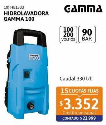 Cetrogar Hidrolavadora gamma 100 blue line 1200w - g2508ar oferta