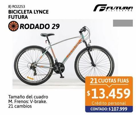 Cetrogar Bicicleta mtb r29'' lynce futura oferta