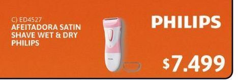Cetrogar Afeitadora satin shave wet & dry philips oferta