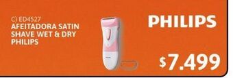 Cetrogar Afeitadora satin shave wet & dry philips oferta
