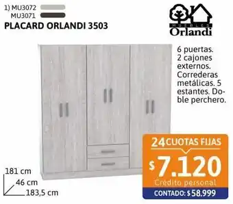 Cetrogar Placard orlandi 3505 venecia oferta