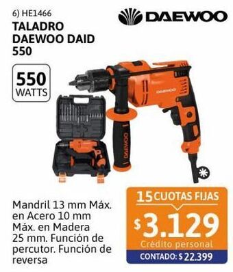 Cetrogar Taladro daewoo 550w daid 550 oferta