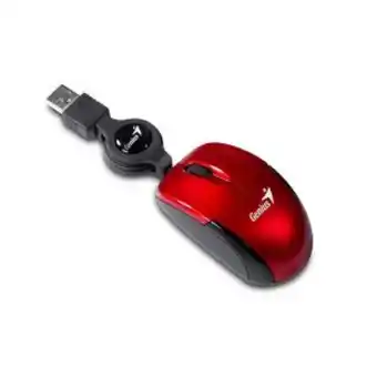 Oscar Barbieri Mouse genius mini con cable retráctil ruby oferta