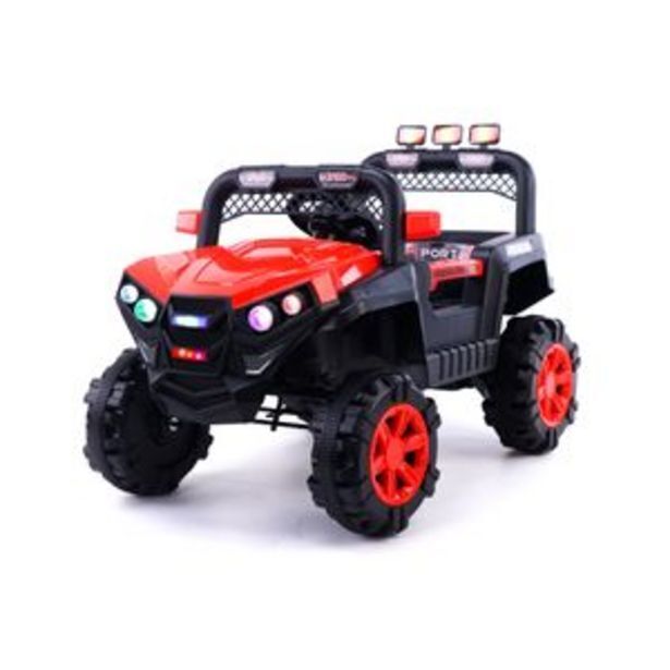Frávega Auto a bateria mecano 3052 rojo 12v con control remoto oferta