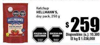 Cooperativa Obrera Ketchup HELLMANN'S, doy pack, 250 g oferta