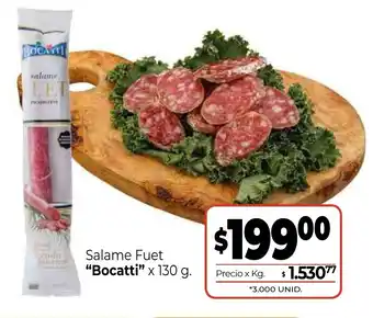 La Anonima "Bocatti" Salame Fuet x 130g oferta