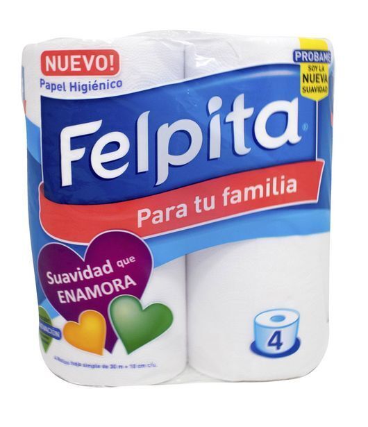 Ferniplast Papeles higiénico felpita simple hoja 4 un oferta