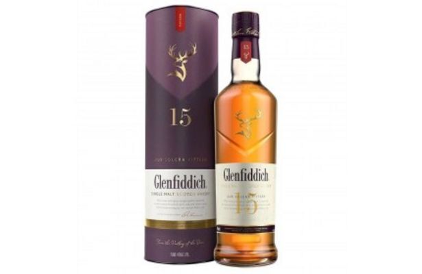 Vinoteca Ligier Glenfiddich 15 años 750 con estuche oferta