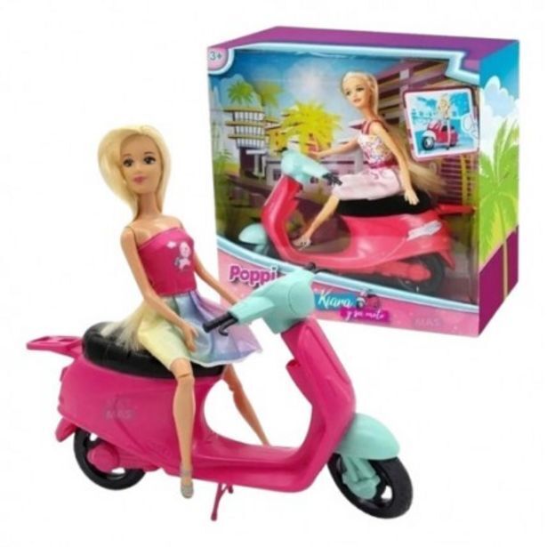 Jugueteria Pluto's Kiara y su moto - poppi.. oferta