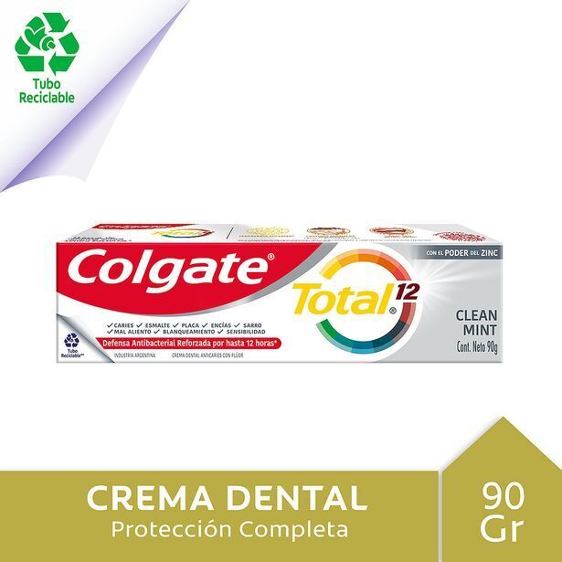 Pigmento Crema dental total 12 clean mint oferta