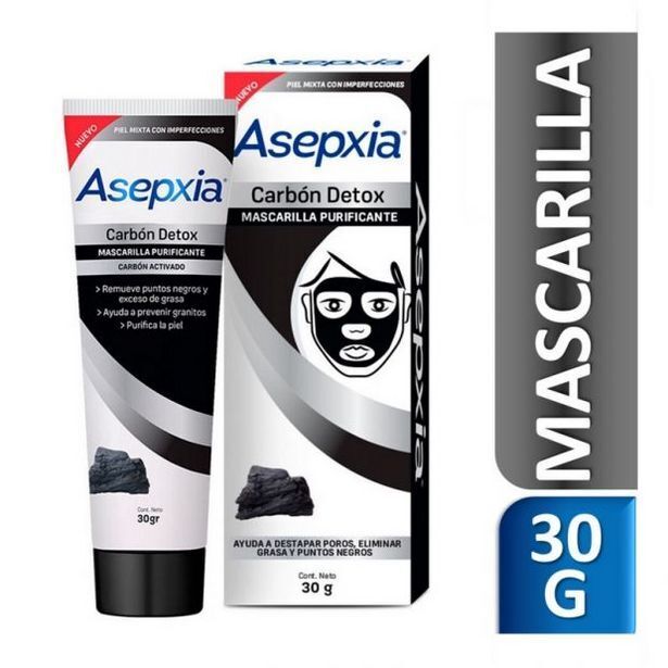 Pigmento Mascarilla facial carbón détox peel off oferta