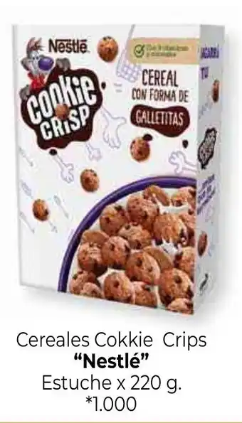 La Anonima Nestlé Cereales Cokkie Crips Estuche x 220g oferta