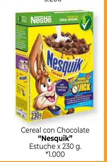 La Anonima Nesquik Cereal Chocolate Estuche x 230g oferta