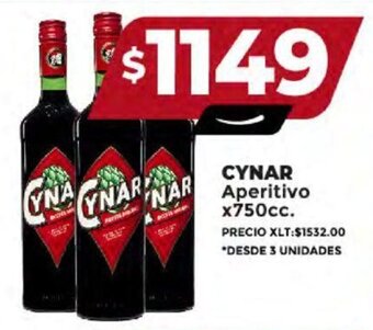 Supermayorista Vital CYNAR Aperitivo x 750cc. oferta