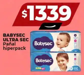 Supermayorista Vital BABYSEC ULTRA SEC Pañal hiperpack oferta