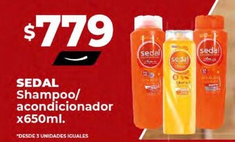 Supermayorista Vital SEDAL Shampoo / acondicionador x 650ml. oferta