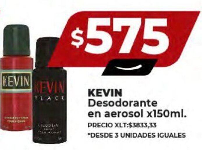 Supermayorista Vital KEVIN Desodorante en aerosol x 150ml. oferta