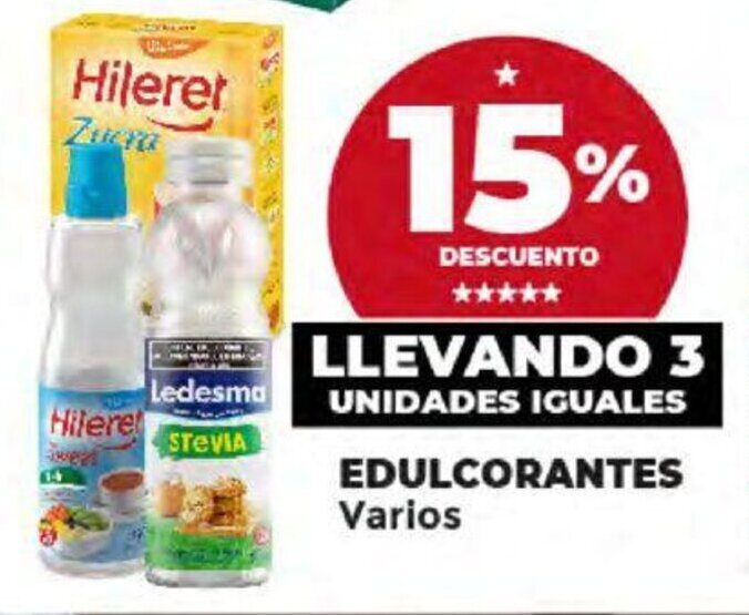 Supermayorista Vital EDULCORANTES Varios oferta